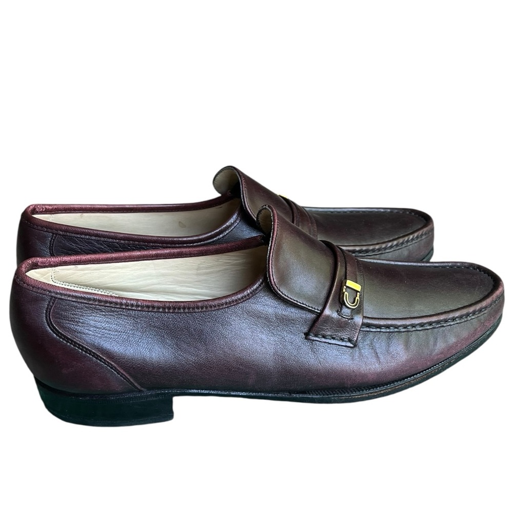 Florsheim men’s size 10 Dark Brown Leather Loafers - Picture 5 of 8